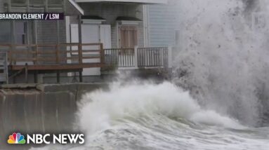 Post-tropical cyclone Lee brings strong winds and rainfall to New England