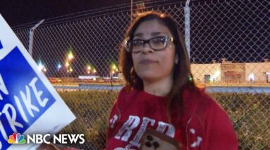 'This is history': Striking auto workers on the picket line in Ohio