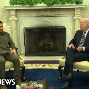 Watch: Biden meets with Zelenskyy at the White House