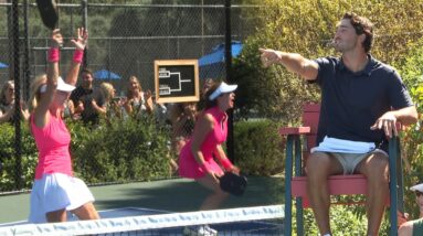 ‘Golden Bachelor’: Joey Graziadei Makes Surprise Appearance as Referee During Pickleball Date