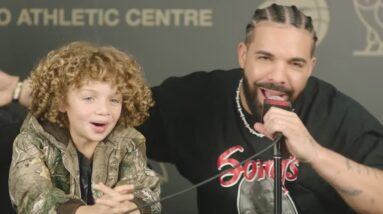 Drake's Son Adonis Goes HARD on a FREESTYLE RAP to Celebrate 6th Birthday