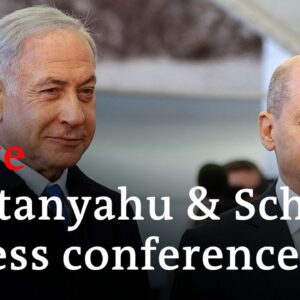 Israeli PM Netanyahu and German Chancellor Scholz hold press conference in Tel Aviv | DW News