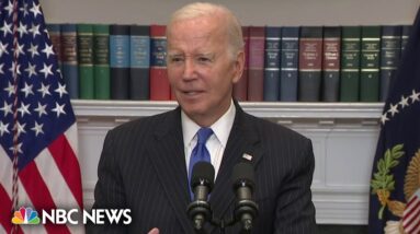 Biden defends administration’s move to extend border wall