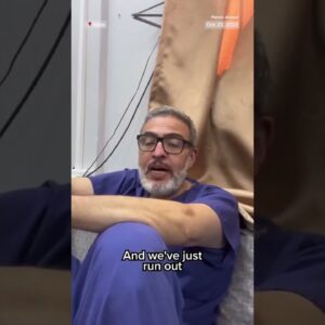 Doctor says Gaza hospital is 'overwhelmed' by patients