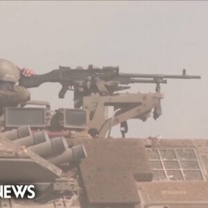 Israeli tanks are seen massing in southern Israel as ground invasion looms