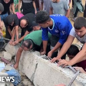 Children of family seeking refuge in Khan Younis killed in Israeli airstrike