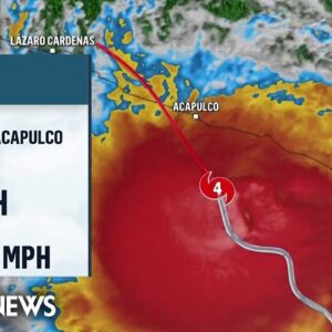 Hurricane Otis strengthens to Category Four