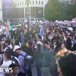 Israel-Hamas war escalating tensions at U.S. college campuses