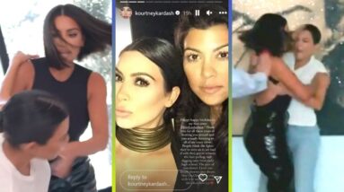 Kourtney Kardashian Recalls ‘Hair-Pulling’ Fights With Kim