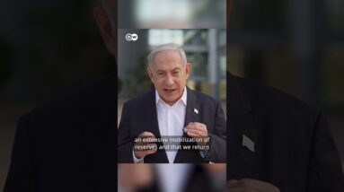 Netanyahu says Israel at war as Hamas attacks | DW News