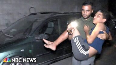 Video shows aftermath of deadly explosion at U.N.-run school in Khan Younis