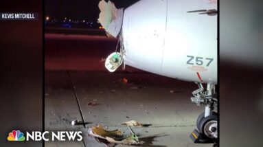 Passenger bus strikes plane at Chicago airport, FAA reports