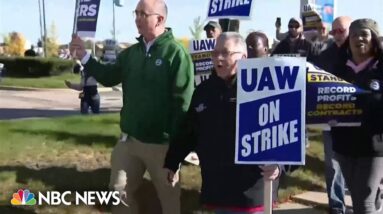 Striking UAW and General Motors reach a tentative agreement