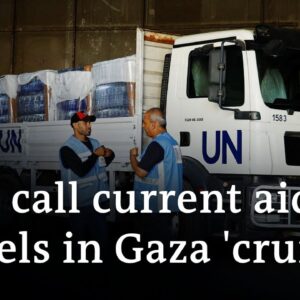 The cost of getting aid into Gaza | DW Business