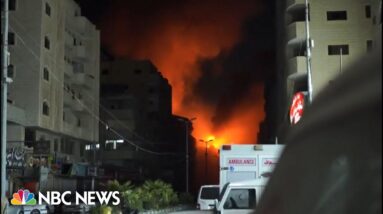Video shows purported airstrikes near Gaza’s Al-Quds hospital