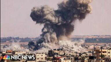 Gaza aid stuck at Rafah border crossing as Israeli bombardment continues