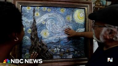 Art exhibit allows the blind and visually impaired to experience iconic paintings