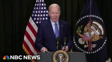Biden pushes for more hostages to be freed by Hamas and extension of pause in fighting