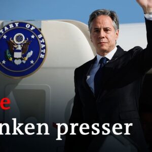 Watch Live: Blinken holds news conference after G7 meeting on Israel's war against Hamas | DW News
