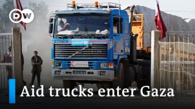 Gaza update: How much aid relief will get into Gaza as the truce comes into effect? | DW News