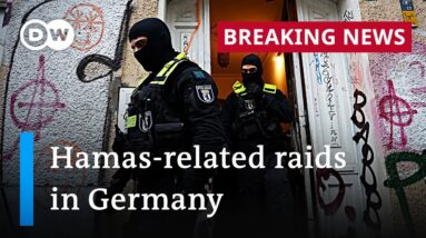 German police carry out raids on suspected Hamas and Samidoun properties | DW News