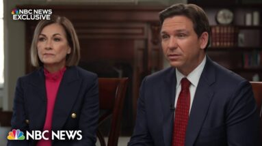 Iowa governor endorses DeSantis for president, Trump fires back