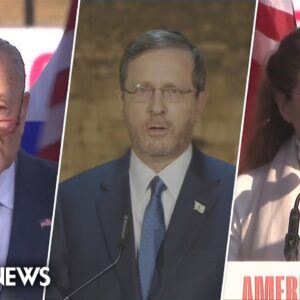 March for Israel highlights: Israeli president, lawmakers, families of hostages speak at rally