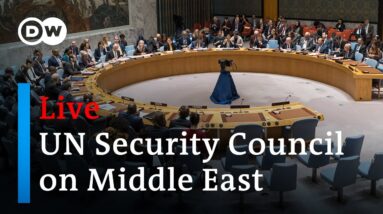 Live: United Nations Security Council discusses Middle East | DW News