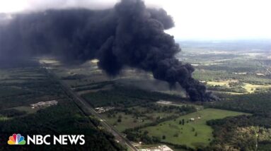Massive chemical plant explosion shakes town of Shepherd, Texas