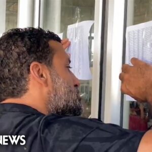 Foreign passport holders gather at the Rafah crossing hoping for a way out of Gaza