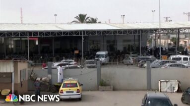 Dozens of Palestinian Americans cross Rafah border out of Gaza as fighting continues