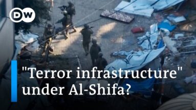 What did Israeli bulldozers dig up overnight at Al-Shifa hospital? | DW News