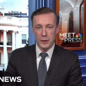 Full Jake Sullivan: 'We do not know' all three American hostages are alive