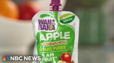 FDA investigating lead contamination in applesauce that may have sickened dozens of children