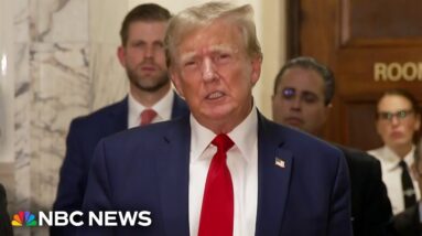 Trump back in Manhattan courtroom for civil fraud trial after skipping debate
