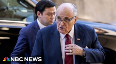 Trial begins to decide how much Giuliani owes election workers he defamed