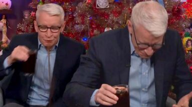 Anderson Cooper Does a SPIT TAKE After Spicy Question for Andy Cohen