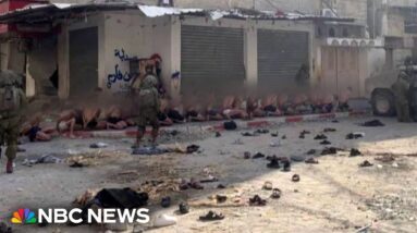 Outrage over detained Palestinian men stripped to their underwear by Israeli troops