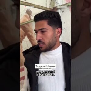 A displaced Gazan teacher gives classes to children sheltering in school