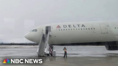 Delta passengers stranded for hours at remote Canadian base after emergency landing
