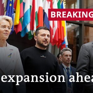 EU clears the way for accession talks with Ukraine and Moldova | DW News