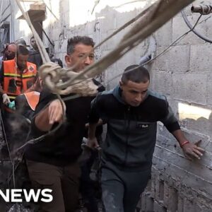 Explosion shatters the crowded alleys of a Khan Younis refugee camp