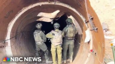 Preview: NBC News gets first-hand look inside the ‘largest Hamas tunnel’ discovered by IDF