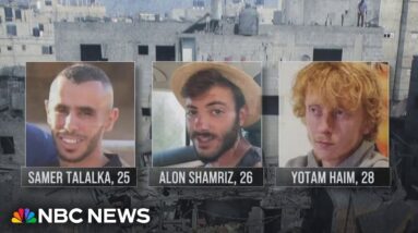 Israel: Mistakenly killed hostages had escaped Hamas 5 days earlier