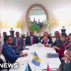 Presidents of Guyana and Venezuela meet to discuss territorial dispute