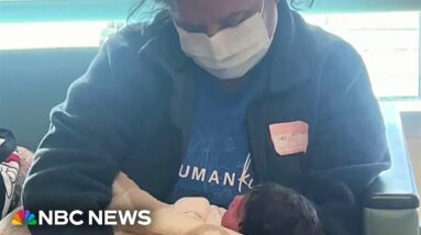 Grandmother helps deliver granddaughter in family car along L.A. freeway