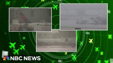 Severe weather slows down nation’s air travel ahead of holiday rush