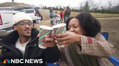 This Connecticut Christmas tree farm has a holiday tailgate tradition