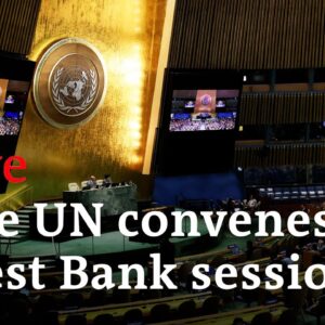 Watch Live: UN Genera Assembly special session on the West Bank | DW News
