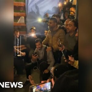 Watch: Palestinian journalists sing amid heavy fighting in Khan Younis